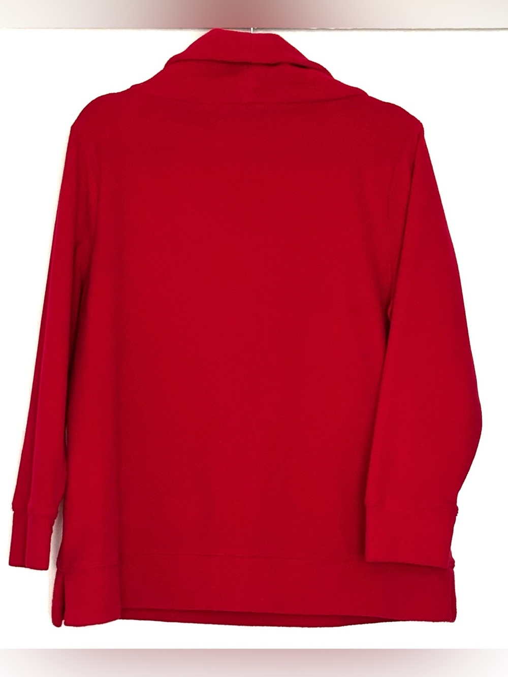Talbots Microfleece Pullover Top Red Size 1XP - Picture 2 of 4